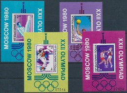 ** 1979 Nyári Olimpia, Moszkva Blokk Sor Mi 93, 96, 98, 99 - Andere & Zonder Classificatie