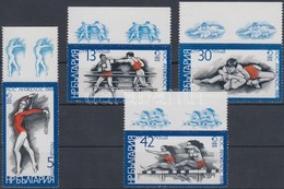 ** 1983 Nyári Olimpia ívszéli Sor Mi 3183-3186 - Altri & Non Classificati