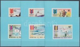 ** 1974 100 éves Az UPU Sor Mi 532-537 Blokkformában - Other & Unclassified