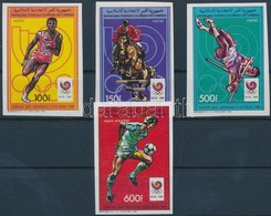 ** 1988 Nyári Olimpia, Szöul Vágott Sor Mi 812-815 B - Autres & Non Classés