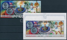 ** 1988 Nyári Olimpia: Szöul Sor Hármascsíkban Mi 1256-1258 + Blokk Mi 185 - Andere & Zonder Classificatie