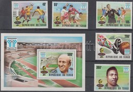 ** 1977 Futball VB Sor Mi 811-815 + Blokk Mi 70 - Sonstige & Ohne Zuordnung