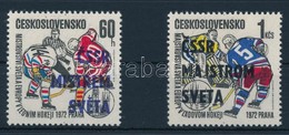 ** 1972 Jéghoki Felülnyomott Sor Mi 2084-2085 - Altri & Non Classificati