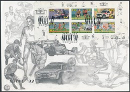 1992 Sport Blokk Mi 29 FDC-n - Other & Unclassified