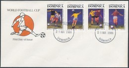 1986 Labdarúgó VB Sor Mi 949-952 FDC - Andere & Zonder Classificatie