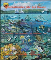 ** 1998 Az óceán Nemzetközi éve Kisív,
International Year Of The Ocean Minisheet
Mi 252-263 - Autres & Non Classés