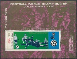 ** 1970 Futball Világbajnokság (VIII.) Blokk Mi 133 - Andere & Zonder Classificatie