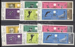 ** 1971 Nemzetközi Sportjátékok Arany és Ezüst ívszéli Sor Mi 1295-1306 - Otros & Sin Clasificación