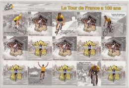 ** 2003 100 éves A Tour De France Kisív Mi 3724-3725 - Altri & Non Classificati