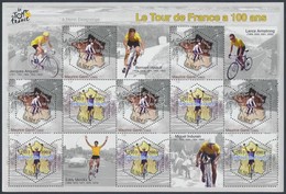 ** 2003 100 éves A Tour De France Kisív Mi 3724-3725 - Altri & Non Classificati