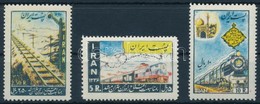 ** 1957 Teherán-Mashad Vasút Sor Mi 993-995 - Autres & Non Classés