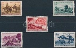 * 1939 100 éves A Posta Sor Mi 370-374 - Andere & Zonder Classificatie