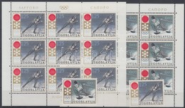 ** 1972 Téli Olimpia, Szapporó Sor Mi 1447-1448 + Kisív Sor 1447-1448 - Andere & Zonder Classificatie