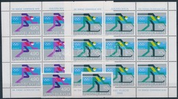 ** 1980 Téli Olimpia, Lake Placid Kisív Sor Mi 1821-1822 - Sonstige & Ohne Zuordnung