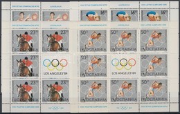 ** 1984 Nyári Olimpia Kisív Sor Mi 2048-2051 - Other & Unclassified