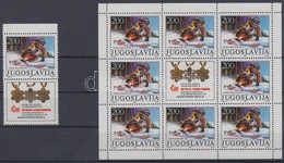 ** 1987 Sí Világbajnokság Szelvényes Bélyeg + Kisív Mi 2215 - Otros & Sin Clasificación