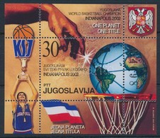** 2002 Kosárlabda Vb Győztes Jugoszlávia Blokk Mi 54 - Other & Unclassified