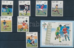 ** 1990 Labdarúgás Sor Mi 1089-1095 + Blokk 171 - Altri & Non Classificati