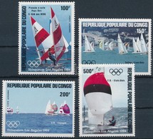 ** 1984 Olimpiai érmesek, Vitorlások Sor Mi 980-983 - Altri & Non Classificati