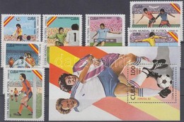 ** 1982 Labdarúgó VB Sor Mi 2618-2624 + Blokk Mi 71 - Autres & Non Classés