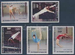 ** 1984 Nyári Olimpia (IV) Sor Mi 1013-1017 - Other & Unclassified