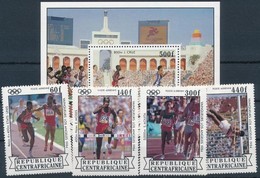 ** 1985 Nyári Olimpia, Los Angeles Sor Mi 1086-1089 + Blokk 317 - Andere & Zonder Classificatie