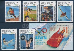 ** 1983 Nyári Olimpia Sor Mi 618-623 + Blokk Mi 92 - Sonstige & Ohne Zuordnung