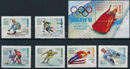 ** 1983 Téli Olimpia Sor Mi 661-666 + Blokk Mi 96 - Other & Unclassified