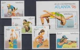 ** 1996 Nyári Olimpia, Atlanta Sor Mi 1498-1502 + Blokk 156 - Andere & Zonder Classificatie