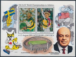 ** 1995 5. Atlétikai Világbajnokság, Göteborg Blokk Mi 140 (törött Sarok) - Altri & Non Classificati