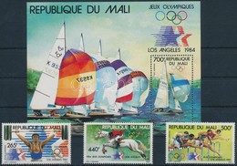 ** 1984 Nyári Olimpia, Los Angeles Sor Mi 995-997 + Blokk 24 - Andere & Zonder Classificatie