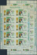 ** 2004 Labdarúgó VB Kisívsor,
Football World Cup Minisheet Set
Mi 552-554 - Otros & Sin Clasificación