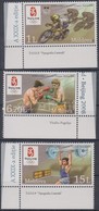 ** 2008 Nyári Olimpia, Peking ívsarki Sor Mi 608-610 - Andere & Zonder Classificatie