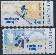 ** 2014 Téli Olimpia Sochi ívszéli Sor Mi 861-862 - Autres & Non Classés