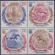 ** 1972 Nyári Olimpia Négyestömb Mi 1045-1048 - Andere & Zonder Classificatie