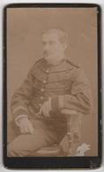 CDV Photo Originale XIXéme Militaria Officier VIROLLE Par Bastier Limoges Cdv 2654 - Old (before 1900)