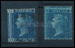 O 1858 2 Db 2P Erős Elfogazással / 2 X MI 17 With Strongly Shifted Perforation - Other & Unclassified