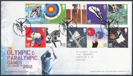 2009 Nyári Olimpia és Paralimpia, London (I.) 2 ötöscsík Mi 2815-2824 FDC-n - Other & Unclassified