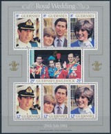 ** 1981 Károly Herceg és Lady Diana Blokk,
Prince Charles And Lady Diana Block
Mi 3 - Autres & Non Classés