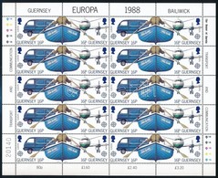 ** 1988 Europa CEPT Közlekedés és Kommunikáció Kisívsor Mi 417-420 - Otros & Sin Clasificación