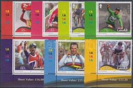 ** 2012 Mark Cavendish Kerékpározó ívsarki Sor Mi 1785-1791 - Autres & Non Classés