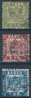 O 1868 Mi 23, 24, 25 (Mi EUR 56,-) - Andere & Zonder Classificatie