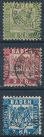 O 1868 Mi 23, 24, 25 (Mi EUR 56,-) - Sonstige & Ohne Zuordnung
