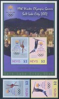 ** 2002 Téli Olimpia: Salt Lake City Sor Mi 1789-1790 + Blokk Mi 213 - Altri & Non Classificati