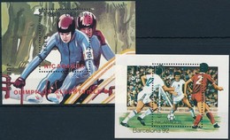 ** 1990 Olimpia 2 Klf Blokk Mi 191 + 192 - Other & Unclassified