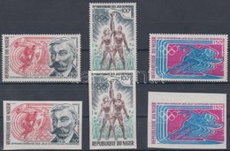 ** 1971 Olimpiai Játékok Fogazott és Vágott Sor Mi 291-293 - Sonstige & Ohne Zuordnung