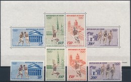 ** 1972 Nyári Olimpia, München Sor Mi 331-334 + Blokk Mi 8 - Other & Unclassified