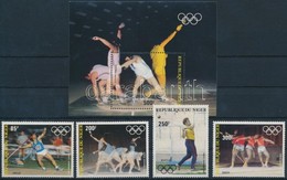 ** 1983 Nyári Olimpiai, Los Angeles Sor Mi 846-850 + Blokk 40 - Andere & Zonder Classificatie