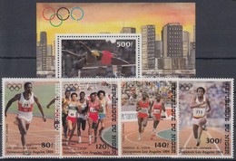 ** 1984 Nyári Olimpia érmesei Sor Mi 900-903 + Blokk 42 - Other & Unclassified