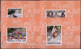 ** 1988 Nyári Olimpia Sor Vágott Blokkformában Mi 1049-1052 - Altri & Non Classificati